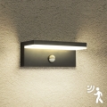 Brilagi - LED buitenwandlamp met sensor TESSI LED/10W/230V zwart IP54