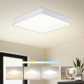 Brilagi - LED plafondlamp POOL SQUARE LED/48W/230V 3000/4500/6000K 50x50 cm wit
