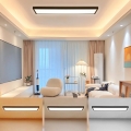 Brilagi - LED plafondlamp voor badkamer FRAME LED/50W/230V 120x30 cm 3000/4000/6000K IP44 zwart