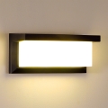 Brilagi - LED Wandlamp voor buiten BRICKY LED/12W/230V zwart IP54