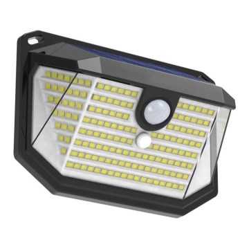 LED Solar wandlamp met sensor LED/4W/5,5V IP65 1200 mAh
