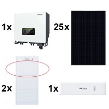 Solar kit SOFAR Solar - 10kWp JINKO + 10kW SOFAR hybride converter 3f +10,24 kWh batterij