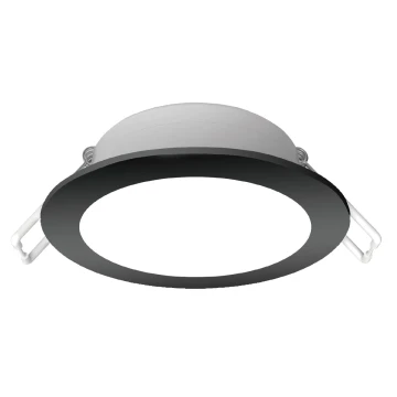 Aigostar - Hangende LED Badkamer plafond verlichting LED/4,8W/230V 3000K zwart IP65