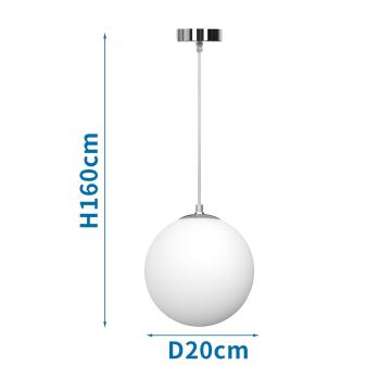 Aigostar - Hanglamp aan een koord 1xE27/40W/230V