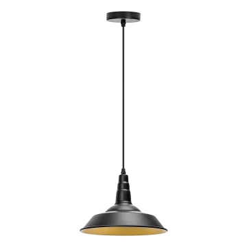 Aigostar - Hanglamp aan een koord 1xE27/60W/230V zwart
