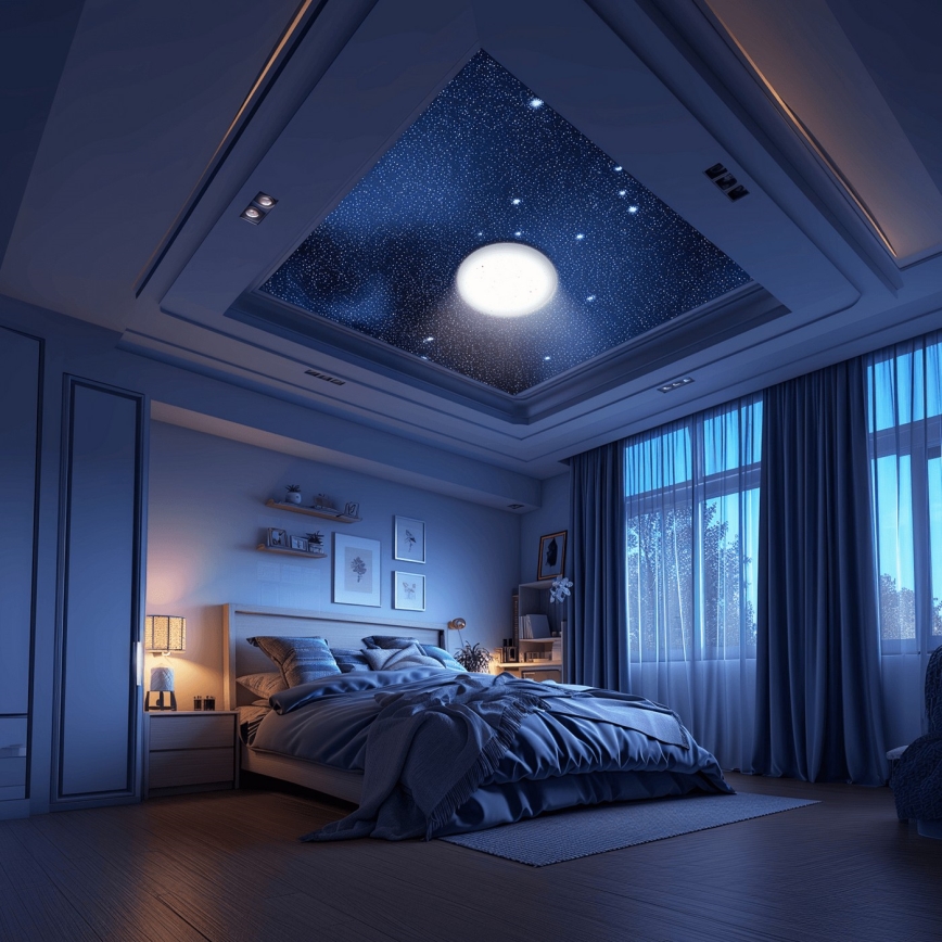 Aigostar - LED Badkamer plafondlamp LED/18W/230V 3000-65000K IP44 + afstandsbediening