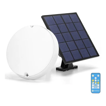Aigostar - LED Dimbaar zonne- plafond lamp LED/3,2V 3000K/4000K/6500K IP65 + afstandsbediening