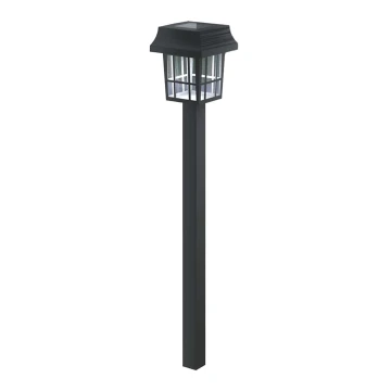 Aigostar - LED Solar lamp LED/0,006W/1,2V 32 cm zwart 6500K IP44