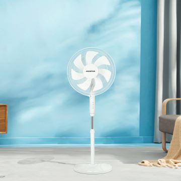 Aigostar - Staande ventilator 60W/230V wit