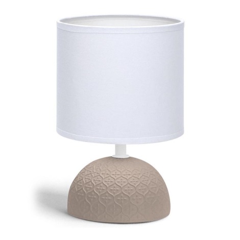 Aigostar - Tafel Lamp 1xE14/40W/230V bruin/wit