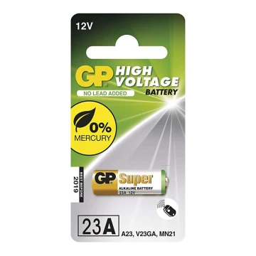 Alkaline batterij A23 GP 12V/55 mAh