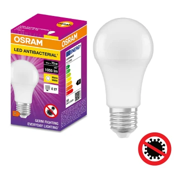 Antibacteriële LED Lamp A75 E27/10W/230V 2700K - Osram