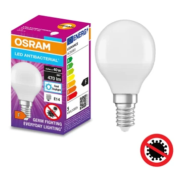 Antibacteriële LED Lamp P40 E14/4,9W/230V 6500K - Osram