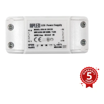 APLED - LED Elektronische transformator DRIVER 12W/12V/1A