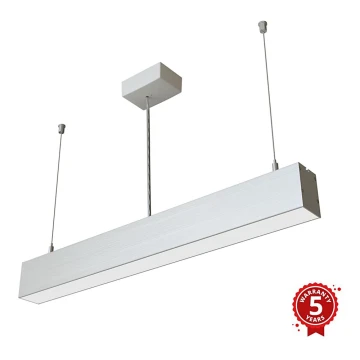 APLED - LED Hanglamp aan een koord LOOK LED/23W/230V 4000K 60 cm zilver