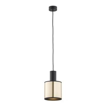 Argon 4248 - Hanglamp aan een koord HERMAN 1xE27/15W/230V messing/zwart