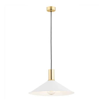 Argon 4911 - Hanglamp aan een koord MINORI 1xE27/15W/230V wit/gouden