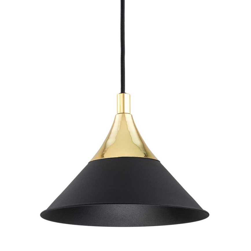 Argon 6140 - Hanglamp aan een koord MASSETO 3xE27/15W/230V zwart/gouden