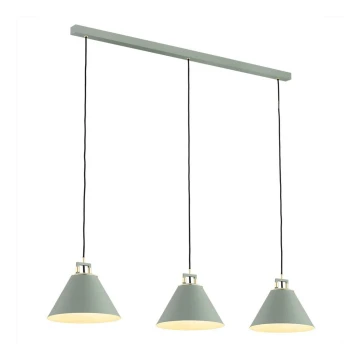 Argon 6177 - Hanglamp aan een koord ORTE 3xE27/15W/230V groen