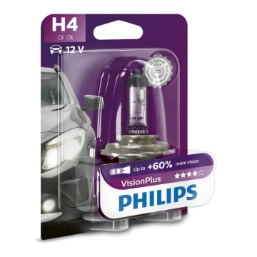 Autolamp Philips VISION PLUS 12342VPB1 H4 P43t-38/55W/12V