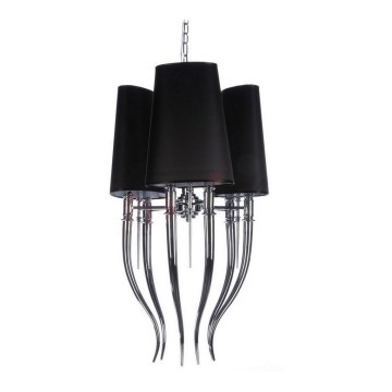 Azzardo AZ1345 - Hanglamp aan ketting DIABLO 6xE14/11W/230V zwart