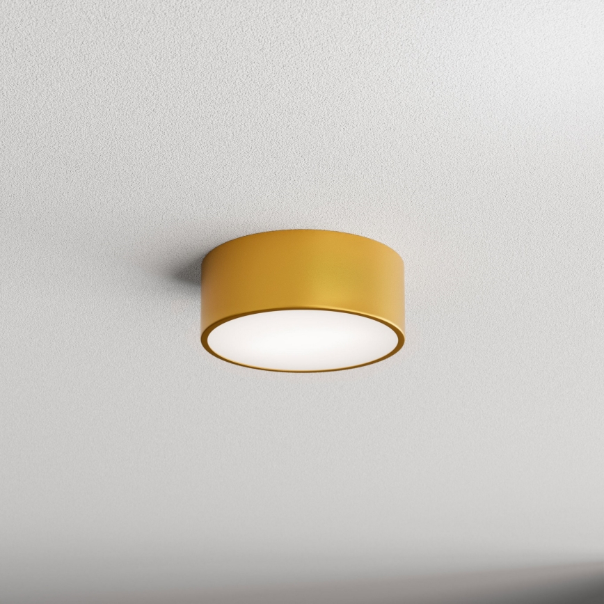 Badkamer plafondlamp CLEO 1xE27/24W/230V diameter 20 cm goud IP54