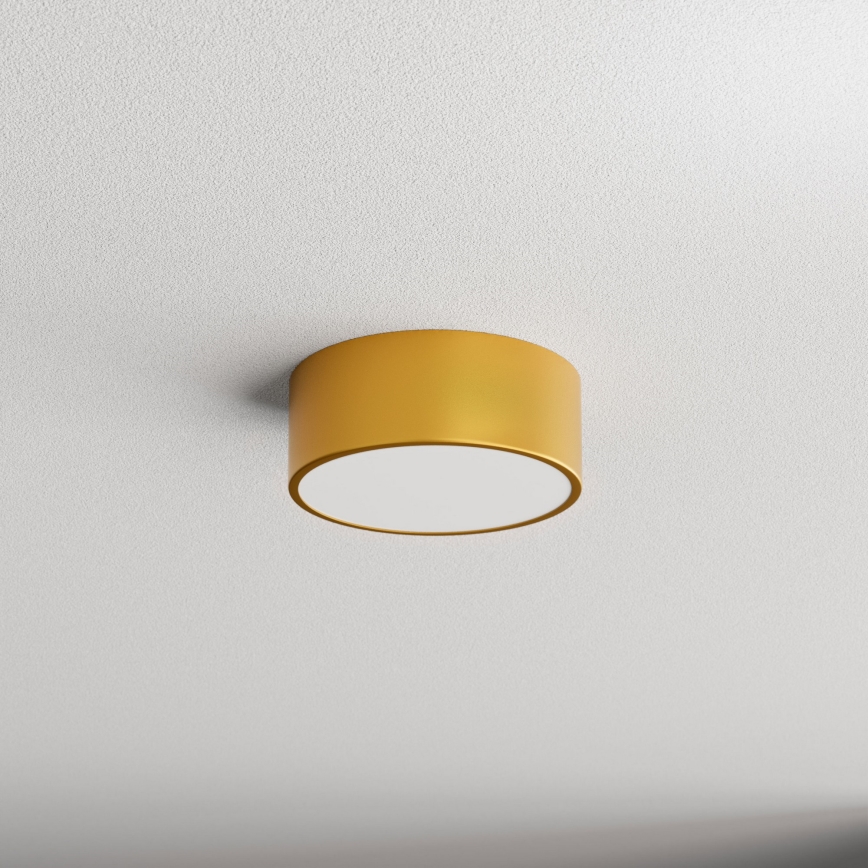 Badkamer plafondlamp CLEO 1xE27/24W/230V diameter 20 cm goud IP54