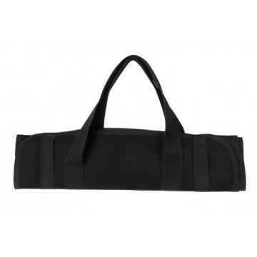 Bag voor haard hout 100x45 cm zwart