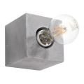 Betonnen wandlamp ABEL 1x E27 / 60W / 230V