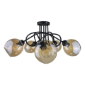 Bevestigde hanglamp VENUS BLACK 5xE27/60W/230V