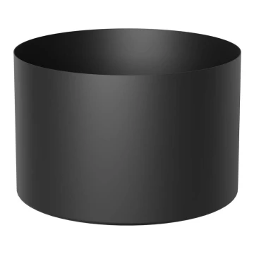 Bloempot 11x17 cm zwart