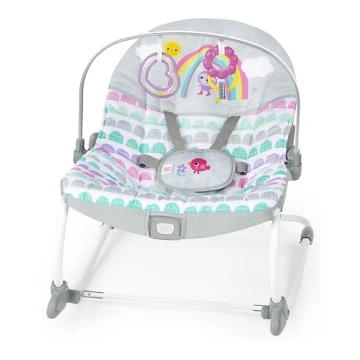 Bright Starts - Vibrerend wipstoeltje voor baby's ROSY RAINBOW