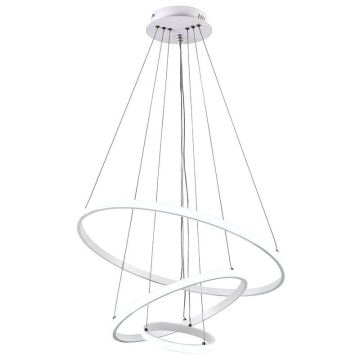 Brilagi - Dimbare LED hanglamp aan een koord CIRCLE LED/90W/230V 3000-6500K + afstandsbediening