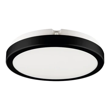 Brilagi - LED Badkamer plafondlamp PERA LED/18W/230V diameter 22 cm IP65 zwart