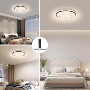 Brilagi - Dimbare LED plafondlamp SMART LED/28W/230V 3000-6000K diameter 35 cm Wi-Fi Tuya + afstandsbediening