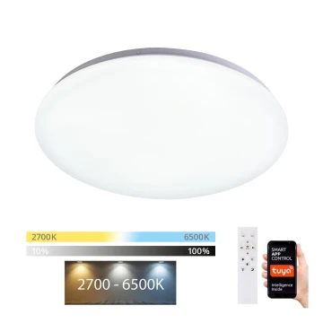 Brilagi - LED dimbare plafondlamp SMART LED/24W/230V 2700-6500K Wi-Fi Tuya + afstandsbediening