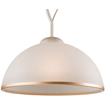 Brilagi - LED Hanglamp met vaste pendel ANTICO 1xE27/60W/230V wit patina