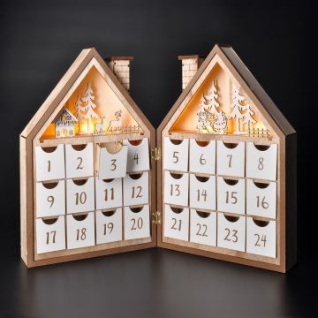 Brilagi - LED Kerstversiering LED/2xAAA Adventskalender