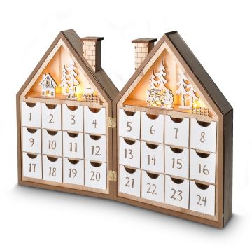 Brilagi - LED Kerstversiering LED/2xAAA Adventskalender