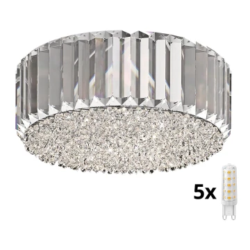 Brilagi - LED Kristallen plafondlamp GLAMOUR 5xG9/42W/230V