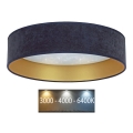 Brilagi - LED Plafondlamp VELVET STAR LED/36W/230V d. 55 cm 3000K/4000K/6400K blauw/goud