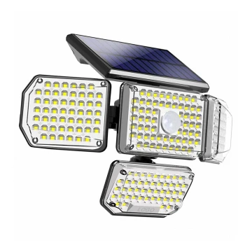 Brilagi - LED Solar wandlamp met sensor WALLIE LED/5W/5,5V IP65