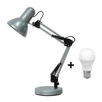 Brilagi - LED Tafel Lamp ROMERO 1xE27/10W/230V zilver