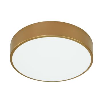 Brilagi - Plafondlamp met sensor CLARE 3xE27/24W/230V diameter 40 cm goud