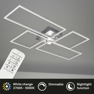 Brilo 3170-018 - Dimbare LED bevestigde hanglamp FRAME LED/51W/230V 2700-5000K + afstandsbediening