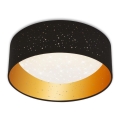 Brilo 3482-015 - LED Plafondlamp MAILA STARRY LED/12W/230V zwart/goud