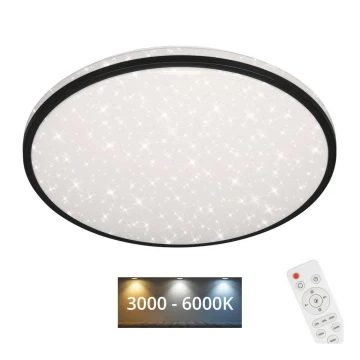 Brilo - Dimbare LED plafondlamp STARRY SKY LED/48W/230V 3000-6000K + afstandsbediening