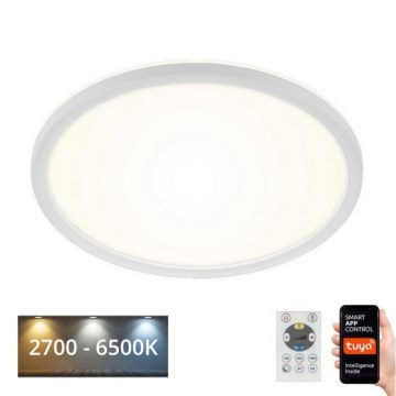 Briloner 7058-016 - LED dimbaar licht SLIM LED/18W/230V 2700-6500K Wi-Fi Tuya + afstandsbediening