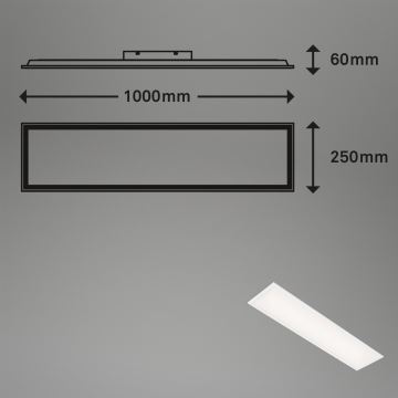 Briloner 7067-016 - LED Plafondlamp SIMPLE LED/24W/230V