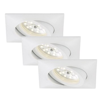 Briloner 7210-036 - SET 3x Hangende LED Badkamer plafond verlichting ATTACH LED/5W/230V IP23 wit